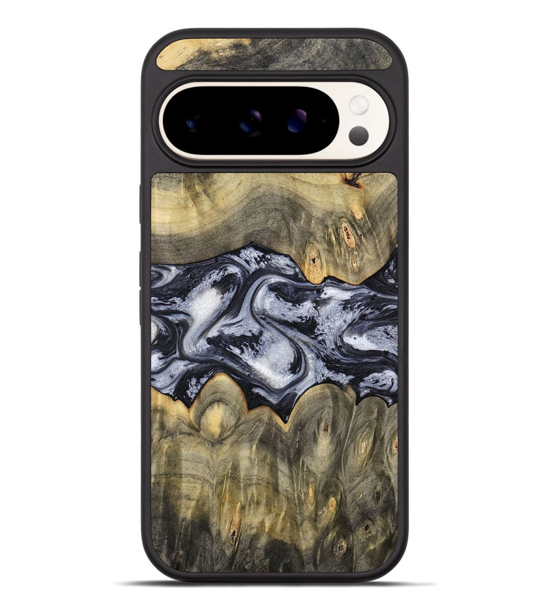 Pixel 9 Pro XL Wood Phone Case - Maurine (Black & White, 793876)