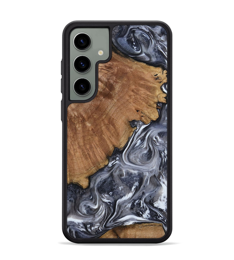 Galaxy S24 Plus Wood Phone Case - Kristy (Black & White, 793877)