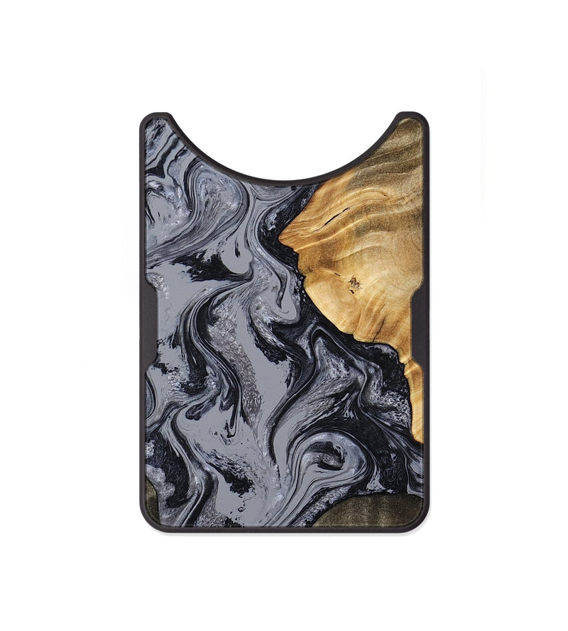 Alloy Wood Wallet - Matteo (Black & White, 793879)