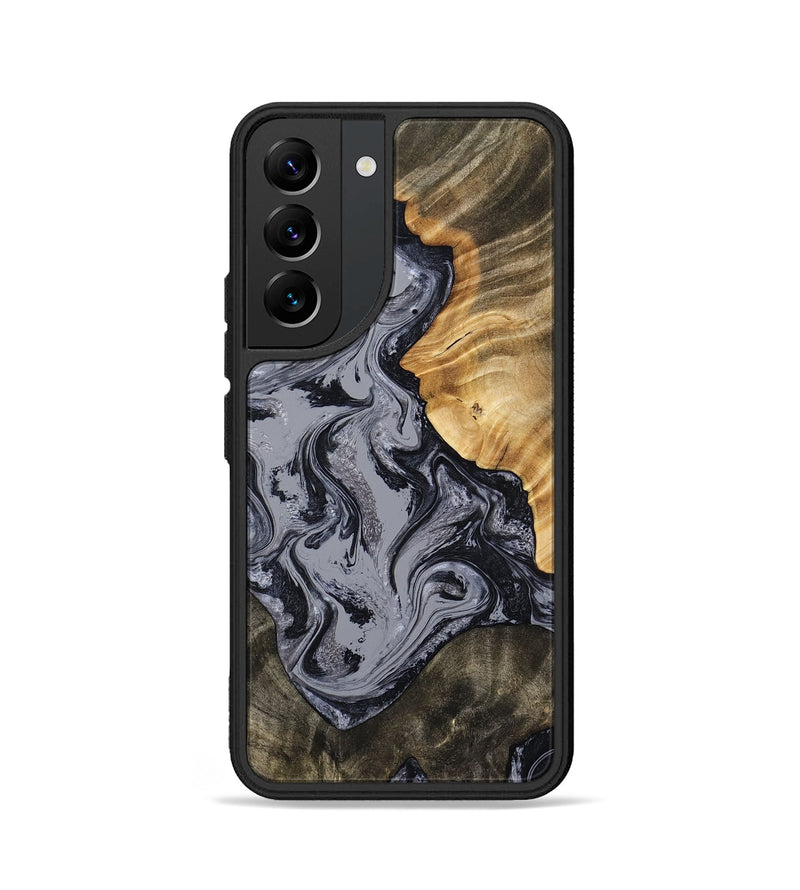 Galaxy S22 Wood Phone Case - Matteo (Black & White, 793879)