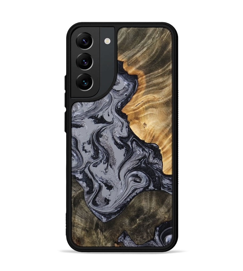 Galaxy S22 Plus Wood Phone Case - Matteo (Black & White, 793879)