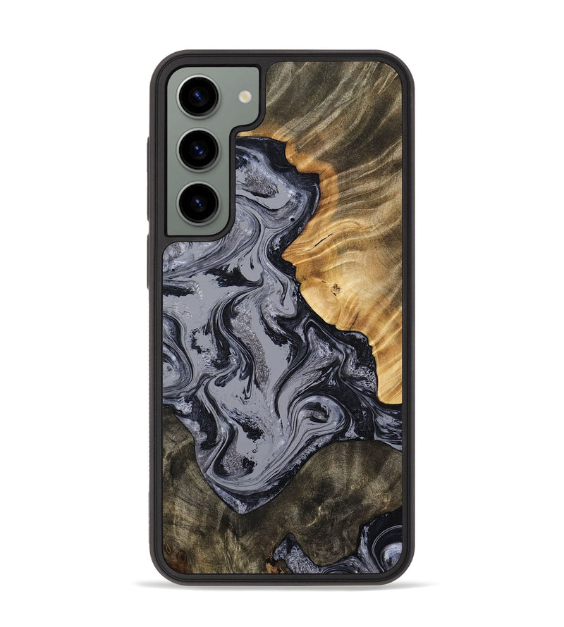 Galaxy S23 Plus Wood Phone Case - Matteo (Black & White, 793879)