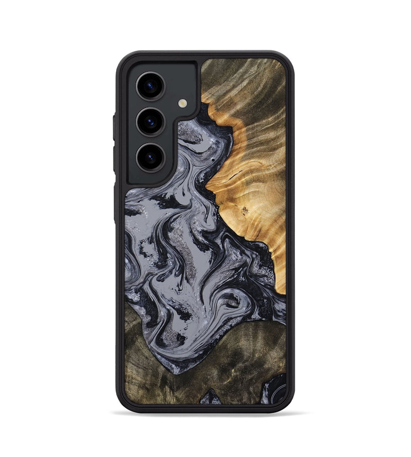 Galaxy S24 Wood Phone Case - Matteo (Black & White, 793879)