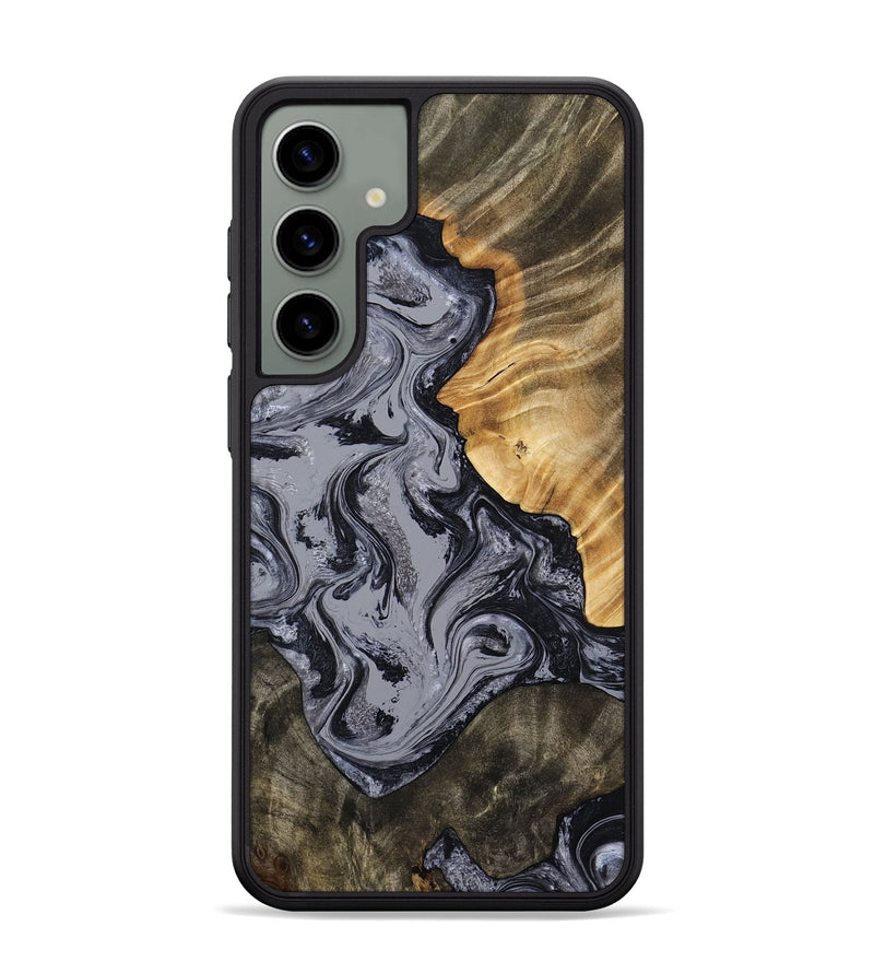 Galaxy S24 Plus Wood Phone Case - Matteo (Black & White, 793879)