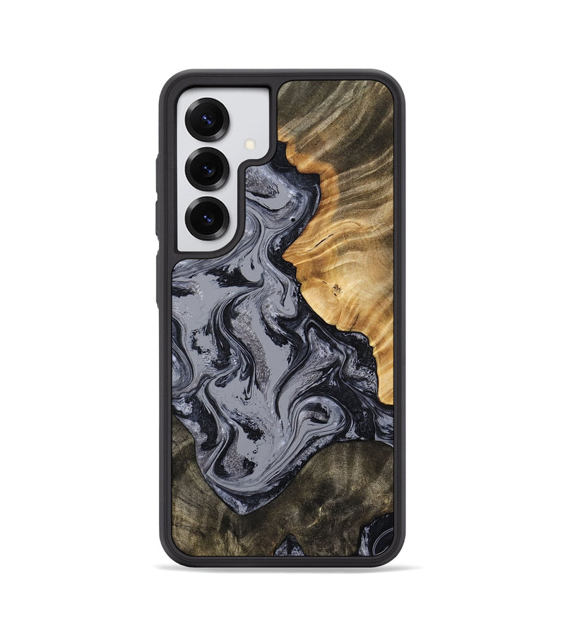 Galaxy S25 Wood Phone Case - Matteo (Black & White, 793879)