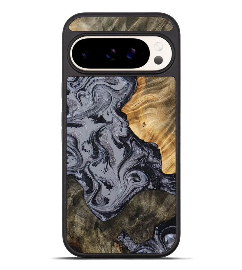 Pixel 9 Pro XL Wood Phone Case - Matteo (Black & White, 793879)