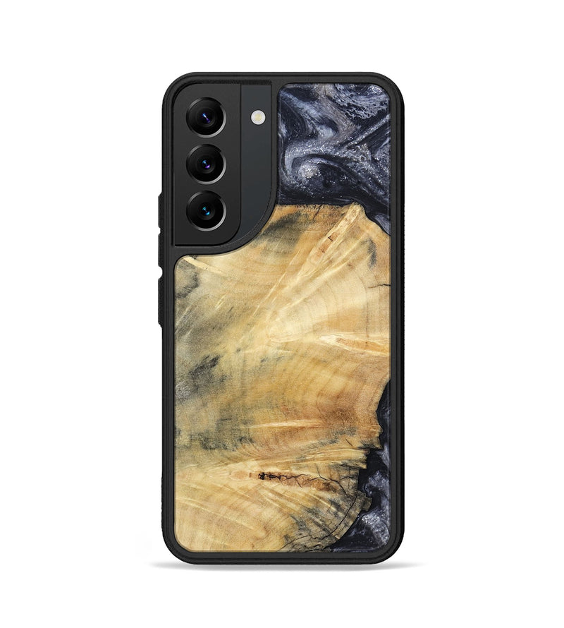 Galaxy S22 Wood Phone Case - Giovani (Black & White, 793881)