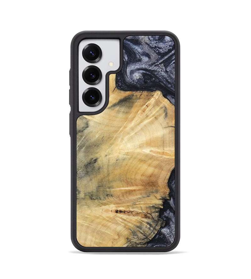 Galaxy S25 Wood Phone Case - Giovani (Black & White, 793881)