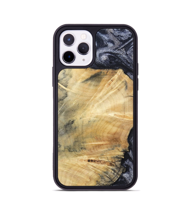 iPhone 11 Pro Wood Phone Case - Giovani (Black & White, 793881)
