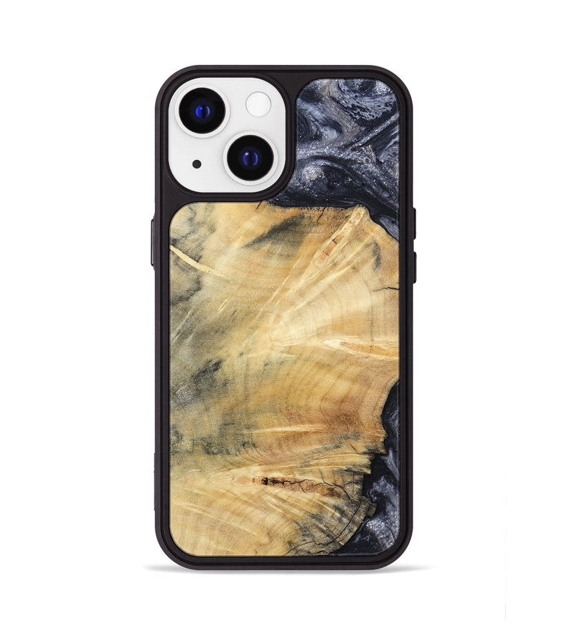 iPhone 13 Wood Phone Case - Giovani (Black & White, 793881)
