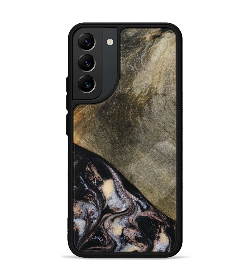 Galaxy S22 Plus Wood Phone Case - Dominik (Black & White, 793884)