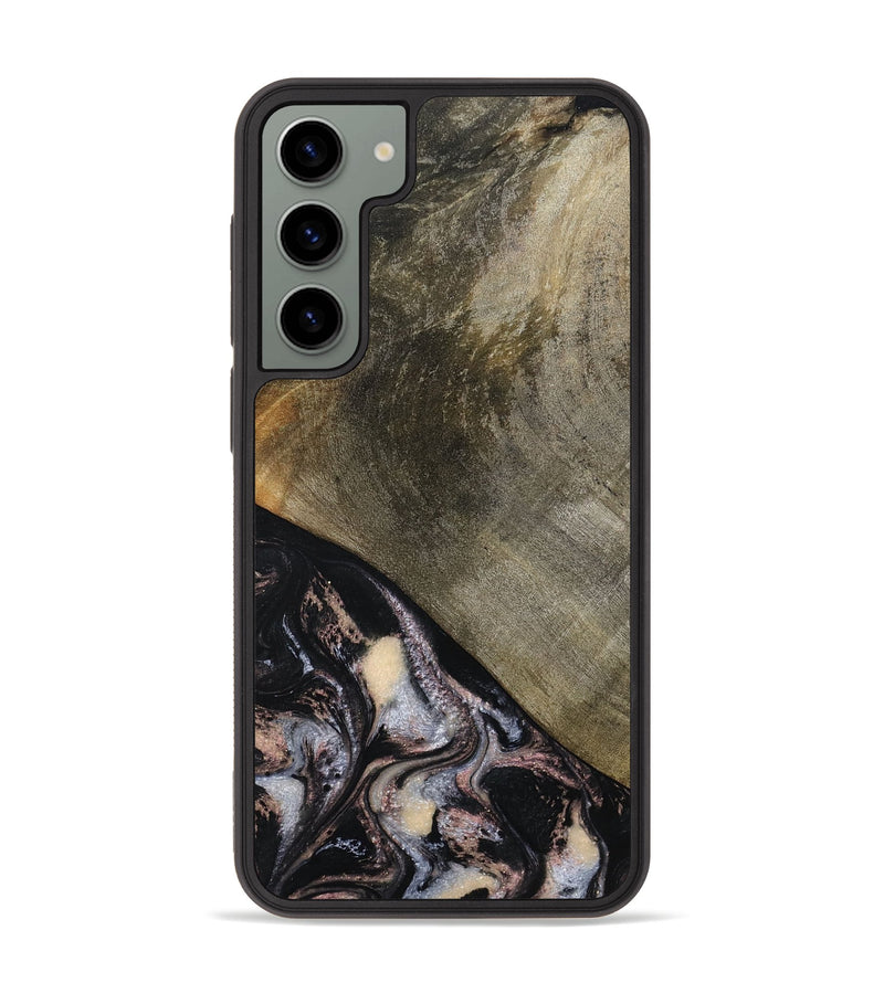 Galaxy S23 Plus Wood Phone Case - Dominik (Black & White, 793884)