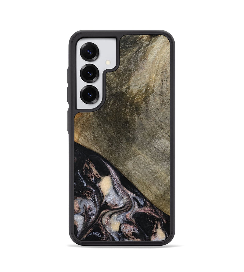 Galaxy S25 Wood Phone Case - Dominik (Black & White, 793884)