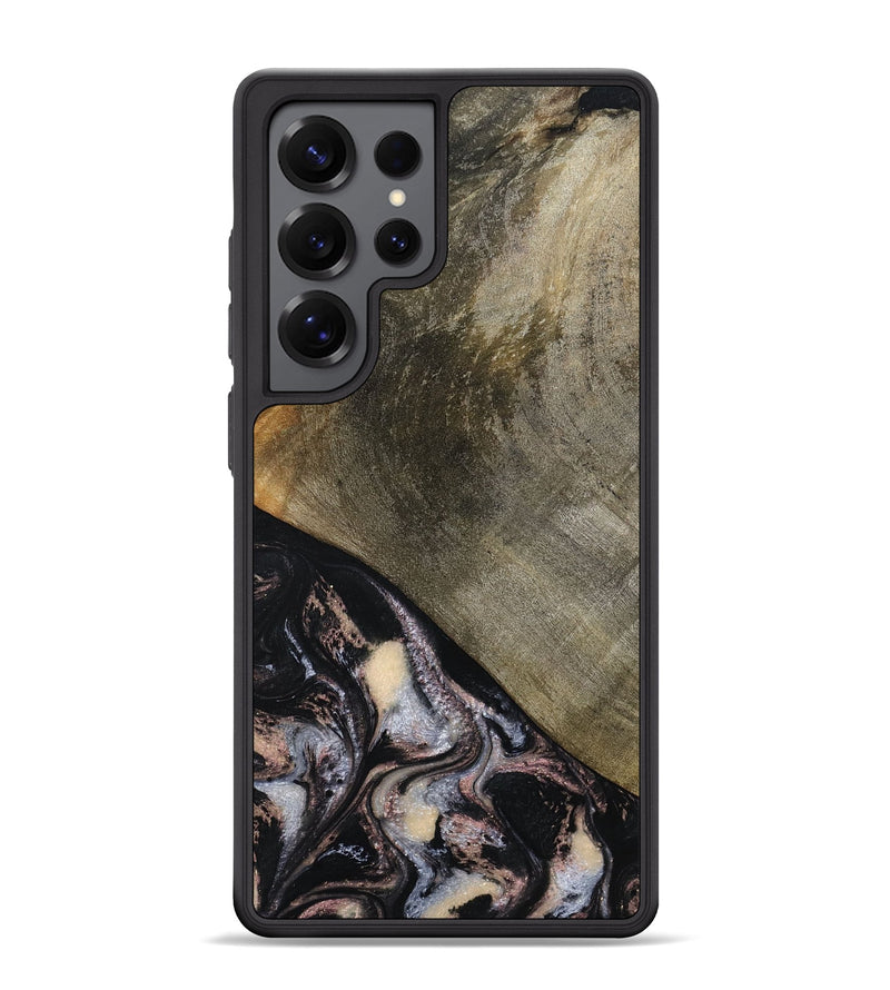 Galaxy S25 Ultra Wood Phone Case - Dominik (Black & White, 793884)