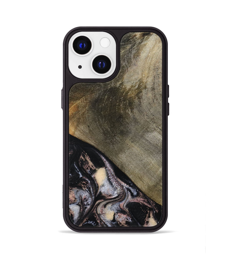 iPhone 13 Wood Phone Case - Dominik (Black & White, 793884)