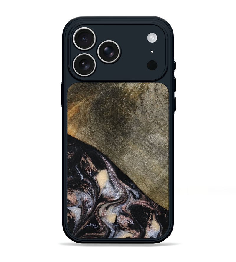 iPhone 17 Pro Max Wood Phone Case - Dominik (Black & White, 793884)