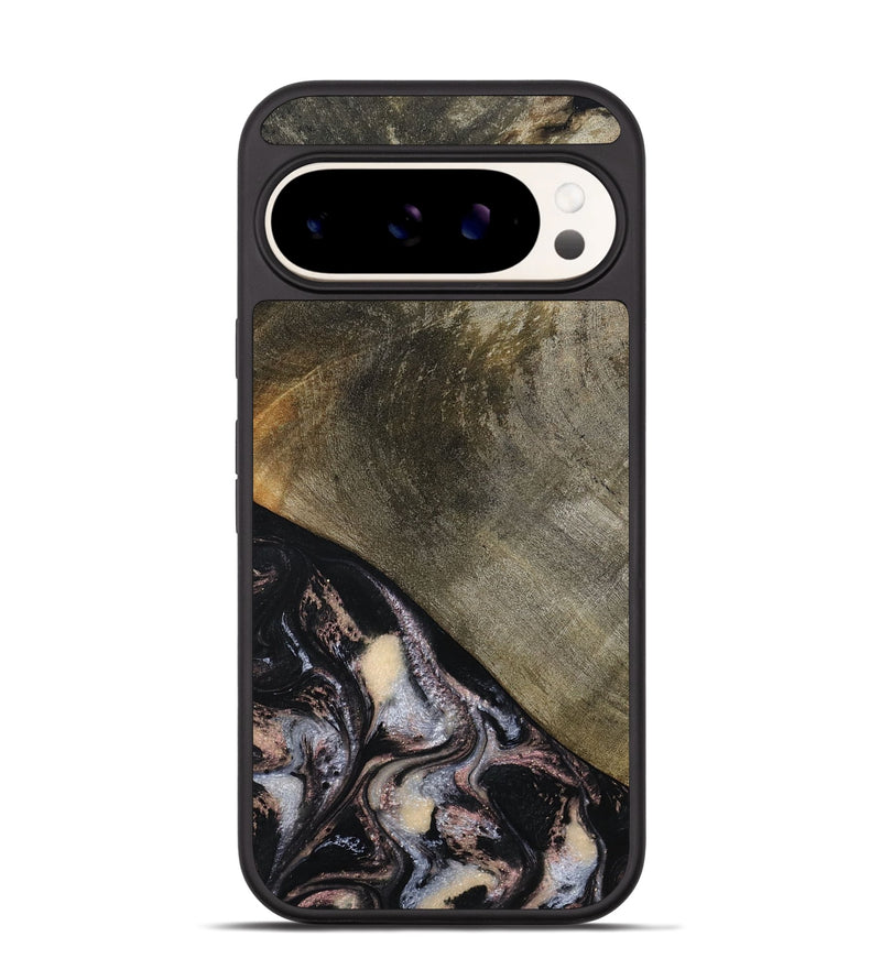 Pixel 9 Wood Phone Case - Dominik (Black & White, 793884)
