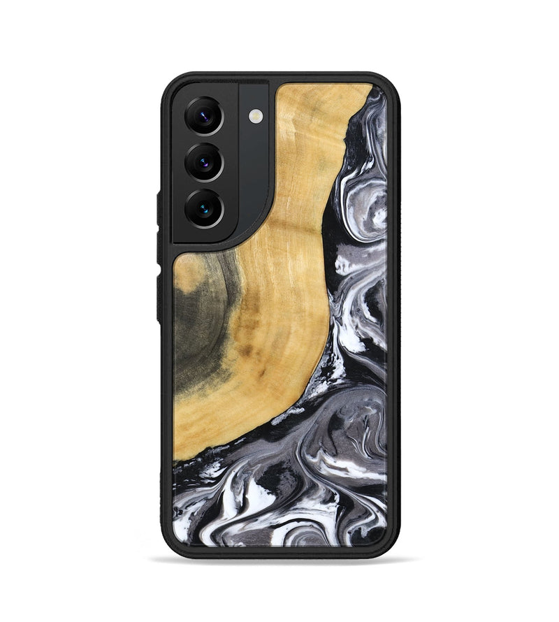 Galaxy S22 Wood Phone Case - Arther (Black & White, 793908)