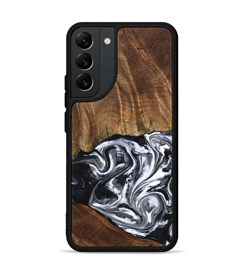 Galaxy S22 Plus Wood Phone Case - Ona (Black & White, 793911)