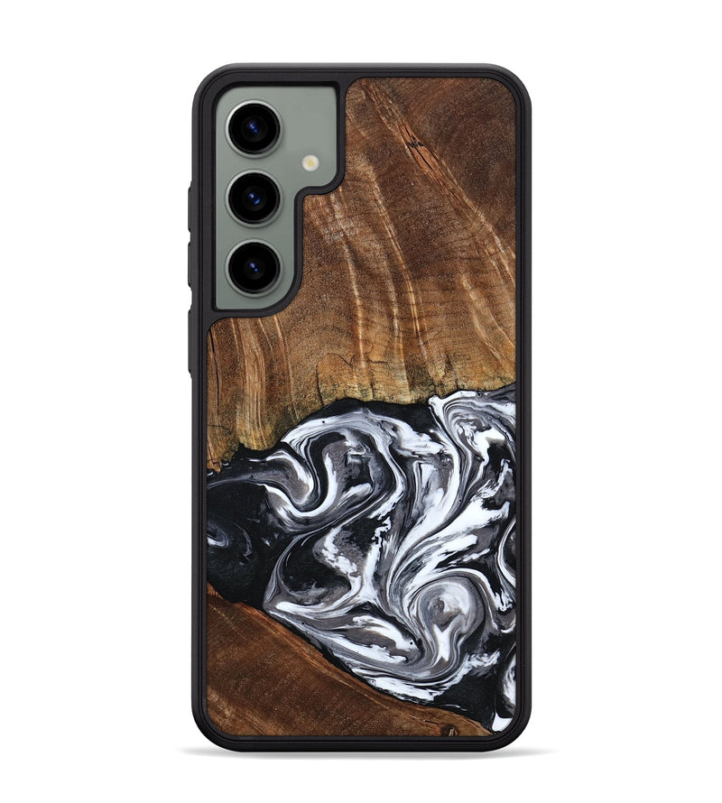 Galaxy S24 Plus Wood Phone Case - Ona (Black & White, 793911)