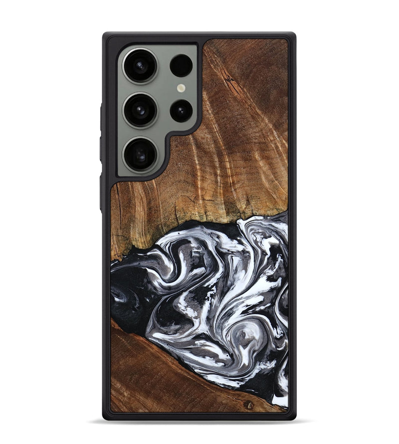 Galaxy S24 Ultra Wood Phone Case - Ona (Black & White, 793911)