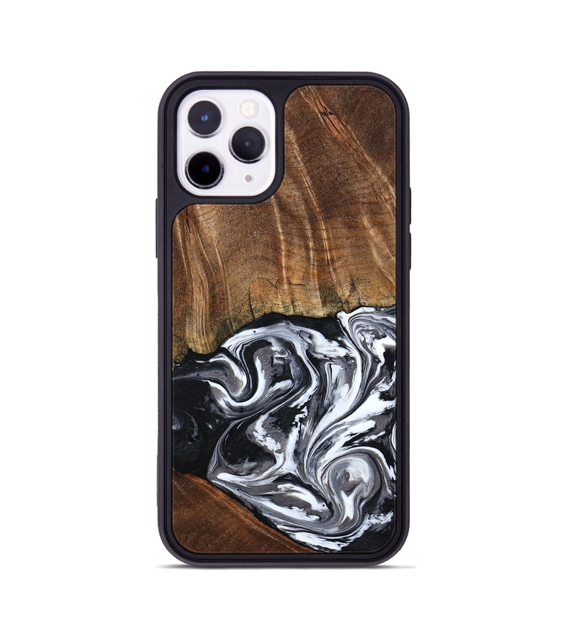 iPhone 11 Pro Wood Phone Case - Ona (Black & White, 793911)