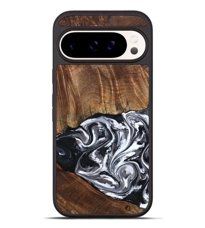 Pixel 10 Pro XL Wood Phone Case - Ona (Black & White, 793911)