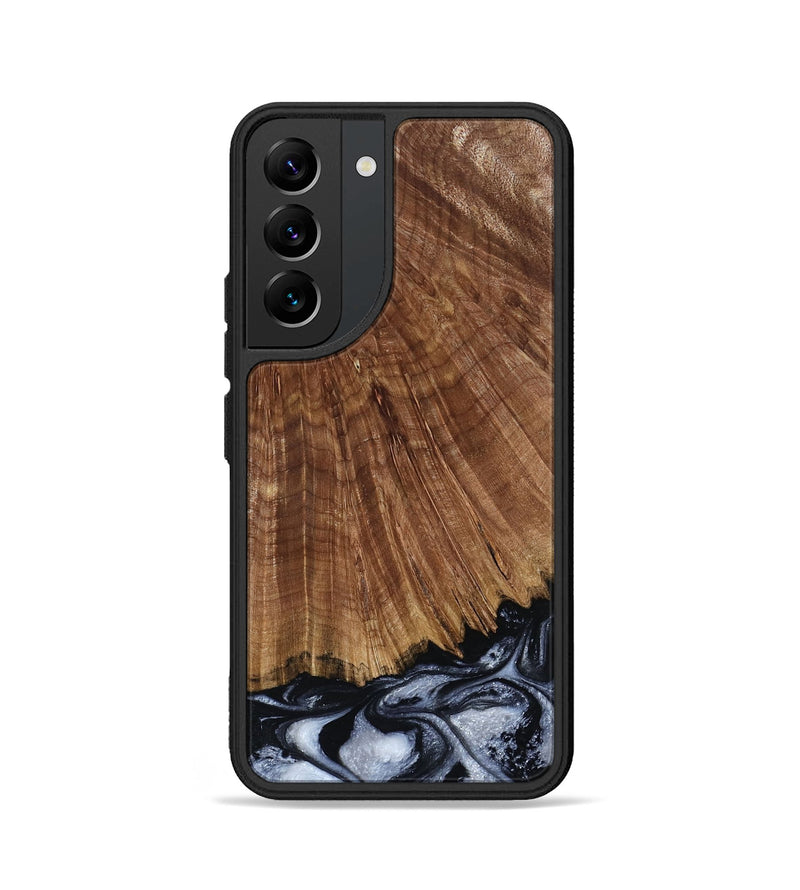 Galaxy S22 Wood Phone Case - Laurie (Black & White, 793912)