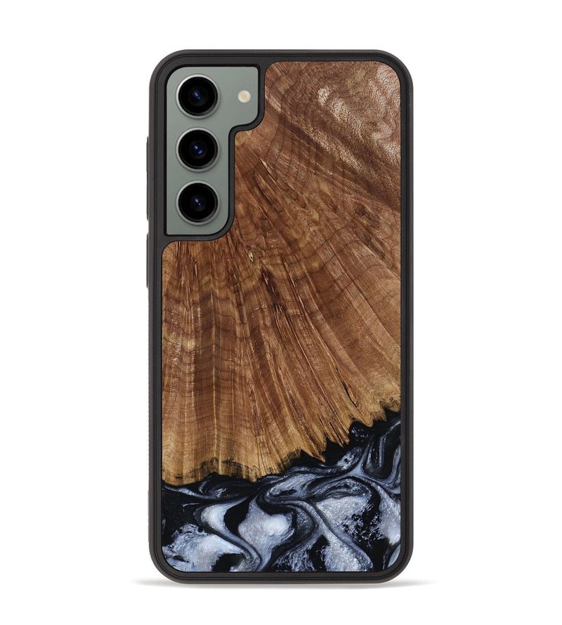 Galaxy S23 Plus Wood Phone Case - Laurie (Black & White, 793912)