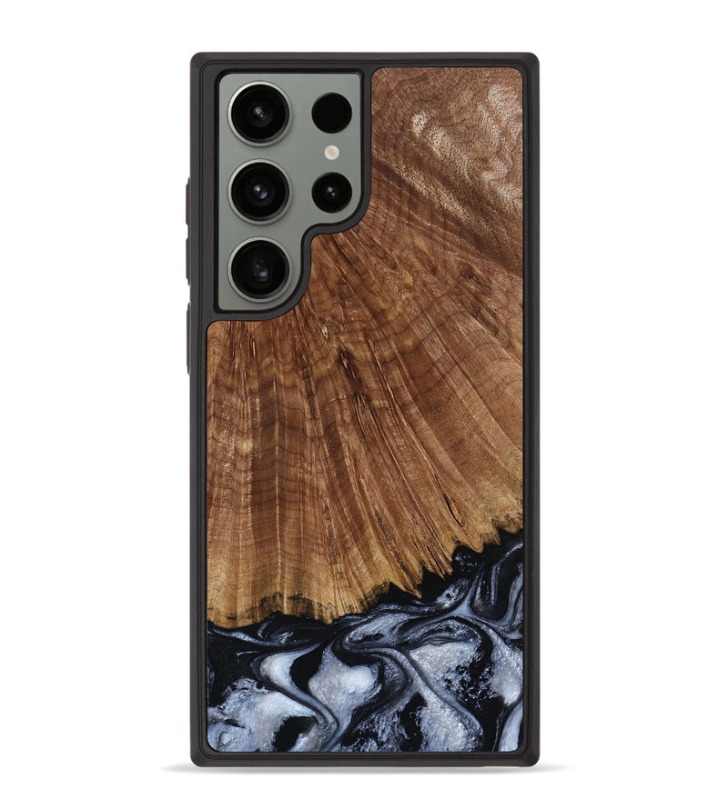 Galaxy S23 Ultra Wood Phone Case - Laurie (Black & White, 793912)