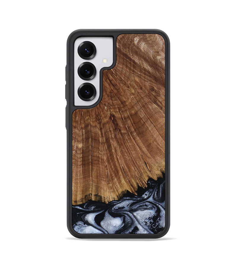 Galaxy S25 Wood Phone Case - Laurie (Black & White, 793912)