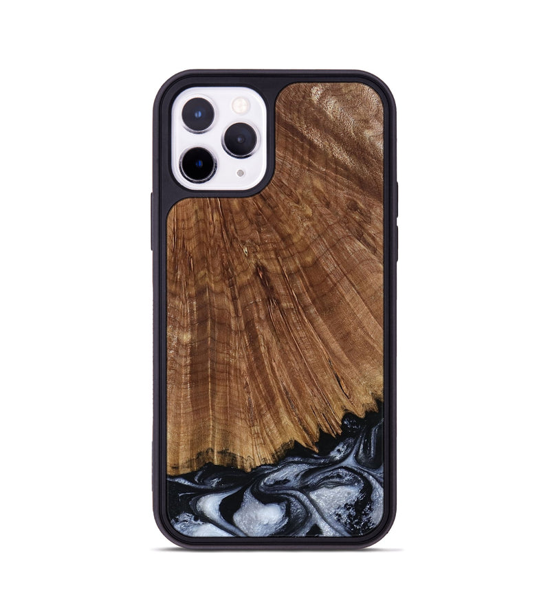 iPhone 11 Pro Wood Phone Case - Laurie (Black & White, 793912)