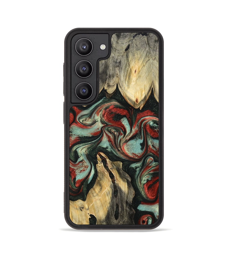 Galaxy S23 Wood Phone Case - Elsa (Green, 793987)