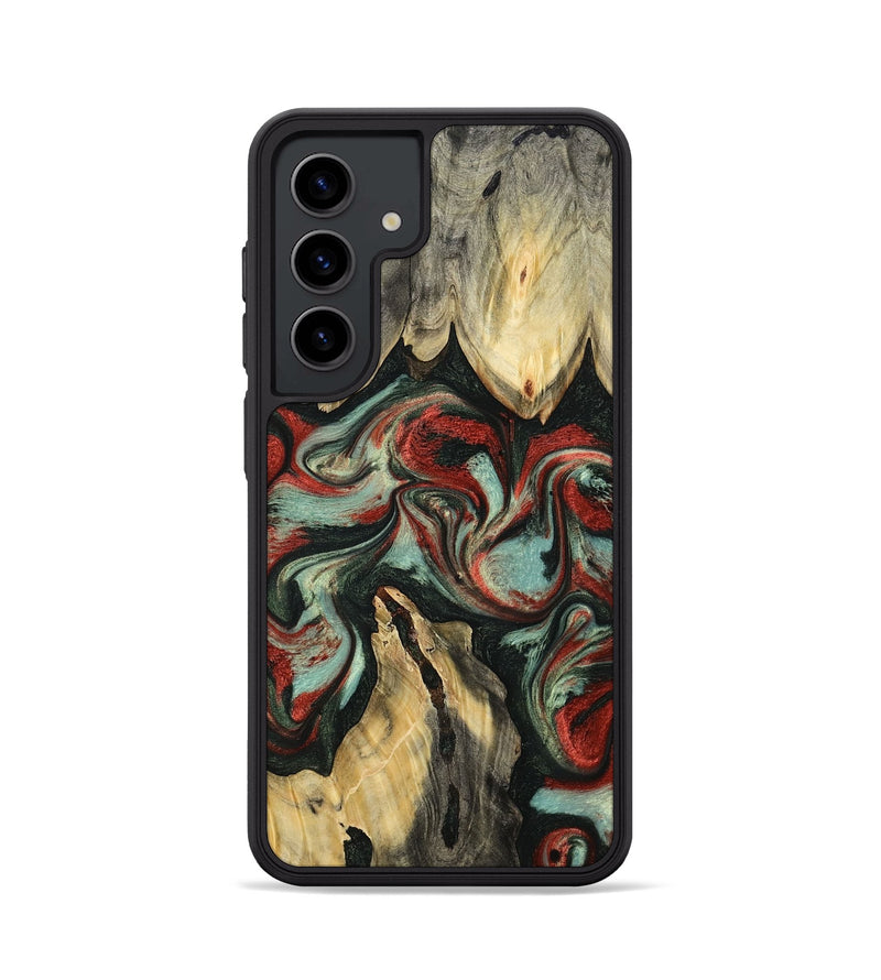 Galaxy S24 Wood Phone Case - Elsa (Green, 793987)