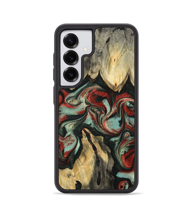 Galaxy S25 Wood Phone Case - Elsa (Green, 793987)