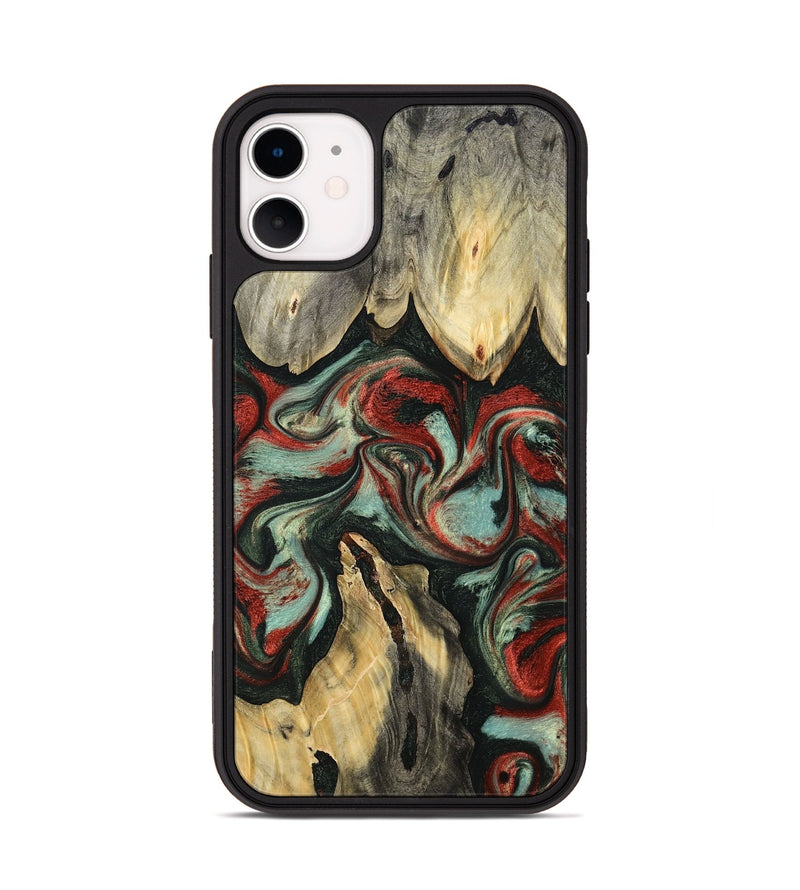 iPhone 11 Wood Phone Case - Elsa (Green, 793987)