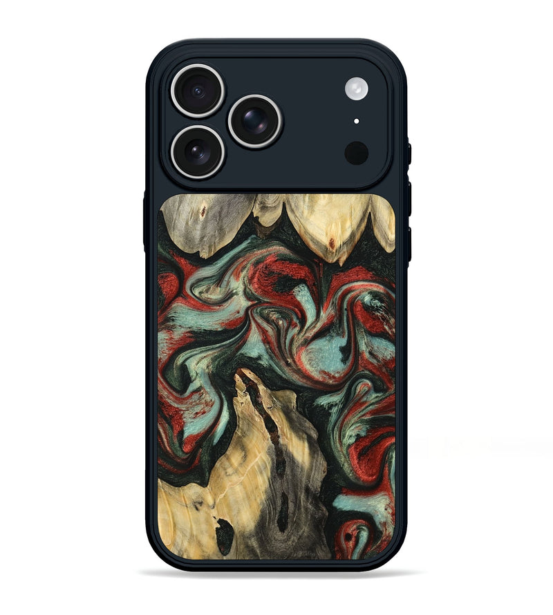 iPhone 17 Pro Max Wood Phone Case - Elsa (Green, 793987)