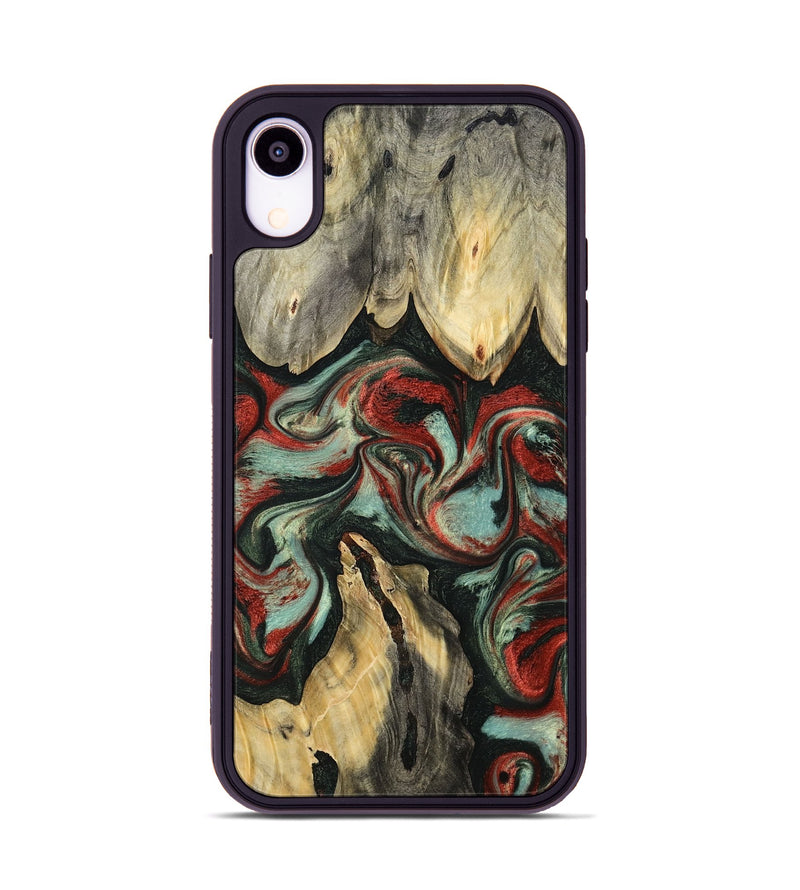 iPhone Xr Wood Phone Case - Elsa (Green, 793987)