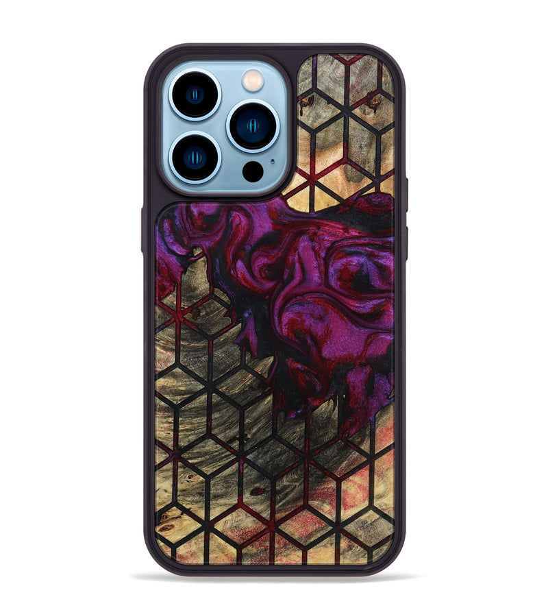 iPhone 14 Pro Max Wood Phone Case - Alysha (Pattern, 793990)