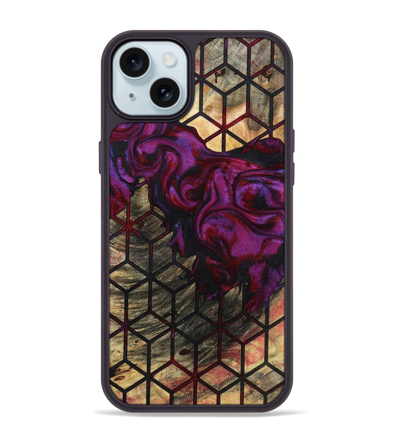 iPhone 15 Plus Wood Phone Case - Alysha (Pattern, 793990)