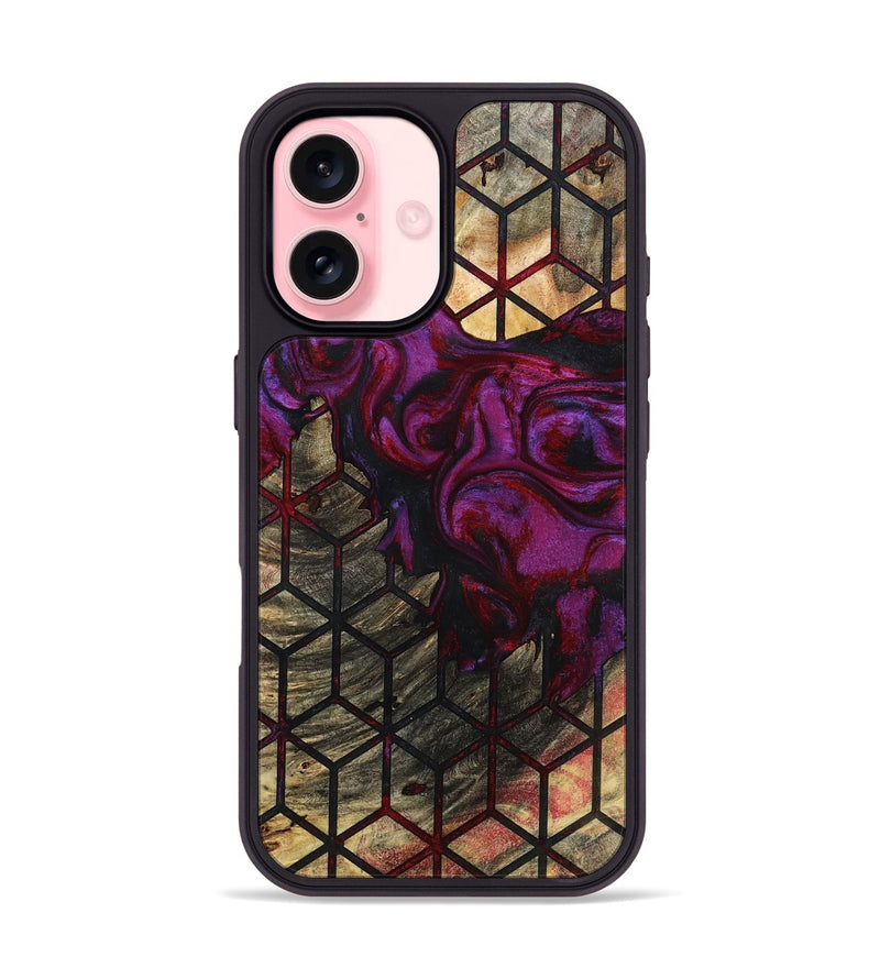 iPhone 16 Wood Phone Case - Alysha (Pattern, 793990)