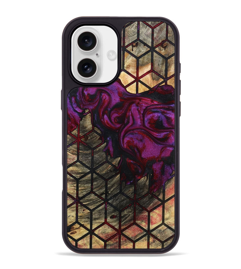 iPhone 16 Plus Wood Phone Case - Alysha (Pattern, 793990)