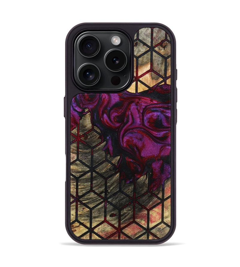 iPhone 16 Pro Wood Phone Case - Alysha (Pattern, 793990)