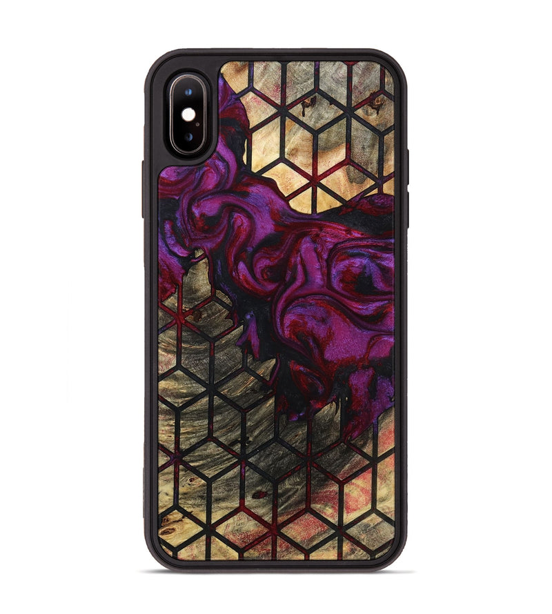 iPhone Xs Max Wood Phone Case - Alysha (Pattern, 793990)