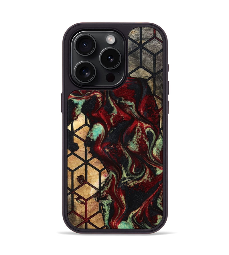 iPhone 15 Pro Wood Phone Case - Bryant (Pattern, 793991)