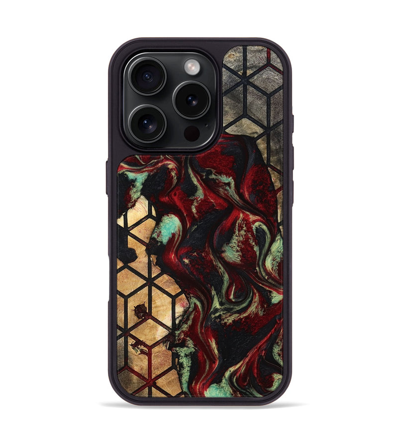 iPhone 16 Pro Wood Phone Case - Bryant (Pattern, 793991)