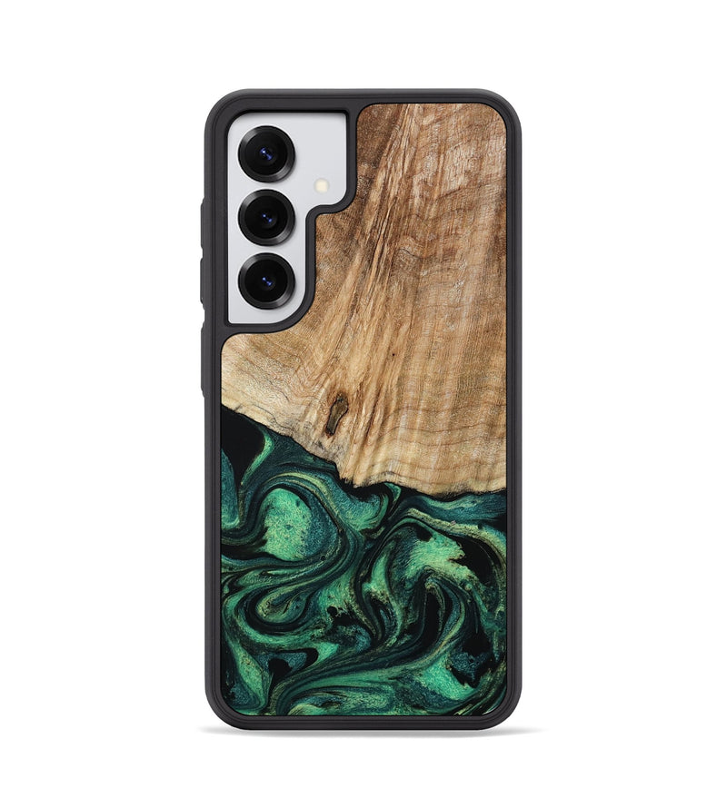 Galaxy S25 Wood Phone Case - Abe (Green, 794004)