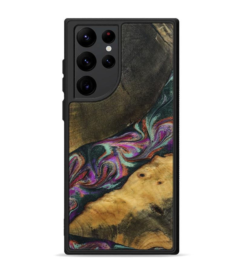 Galaxy S22 Ultra Wood Phone Case - Makaila (Green, 794008)