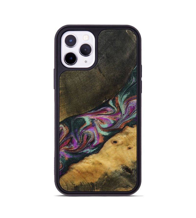 iPhone 11 Pro Wood Phone Case - Makaila (Green, 794008)