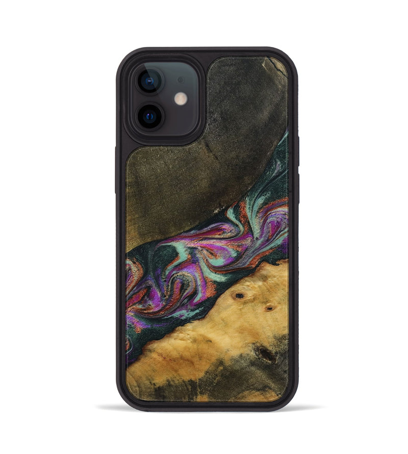 iPhone 12 Wood Phone Case - Makaila (Green, 794008)